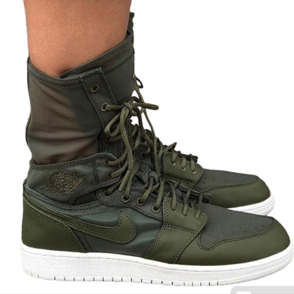 Jordan 1 Explorer XX Olive Canvas (Women's) - Picture 1 of 16
